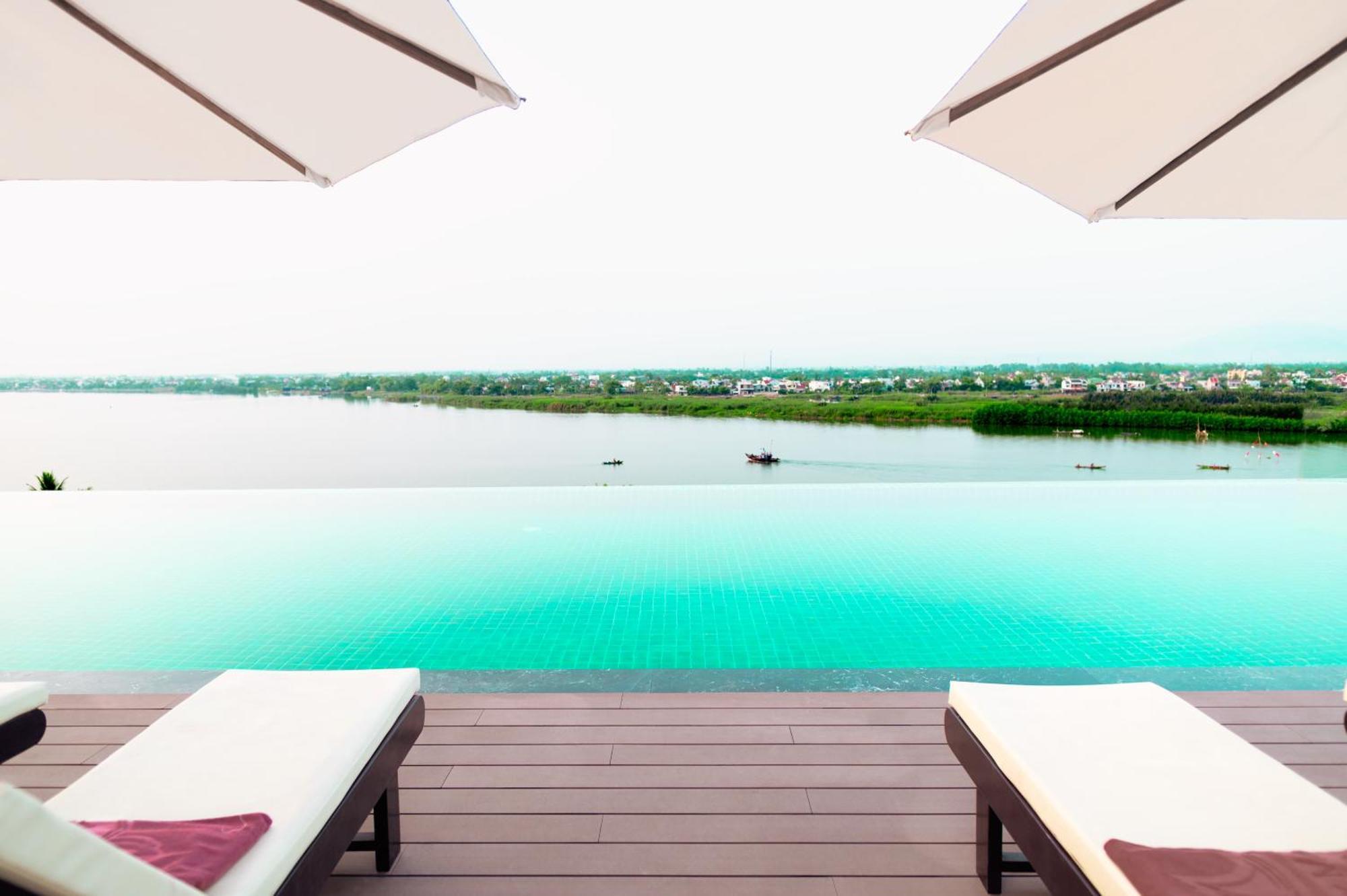 Bel Marina Hoi An Resort Zewnętrze zdjęcie View of the lagoon